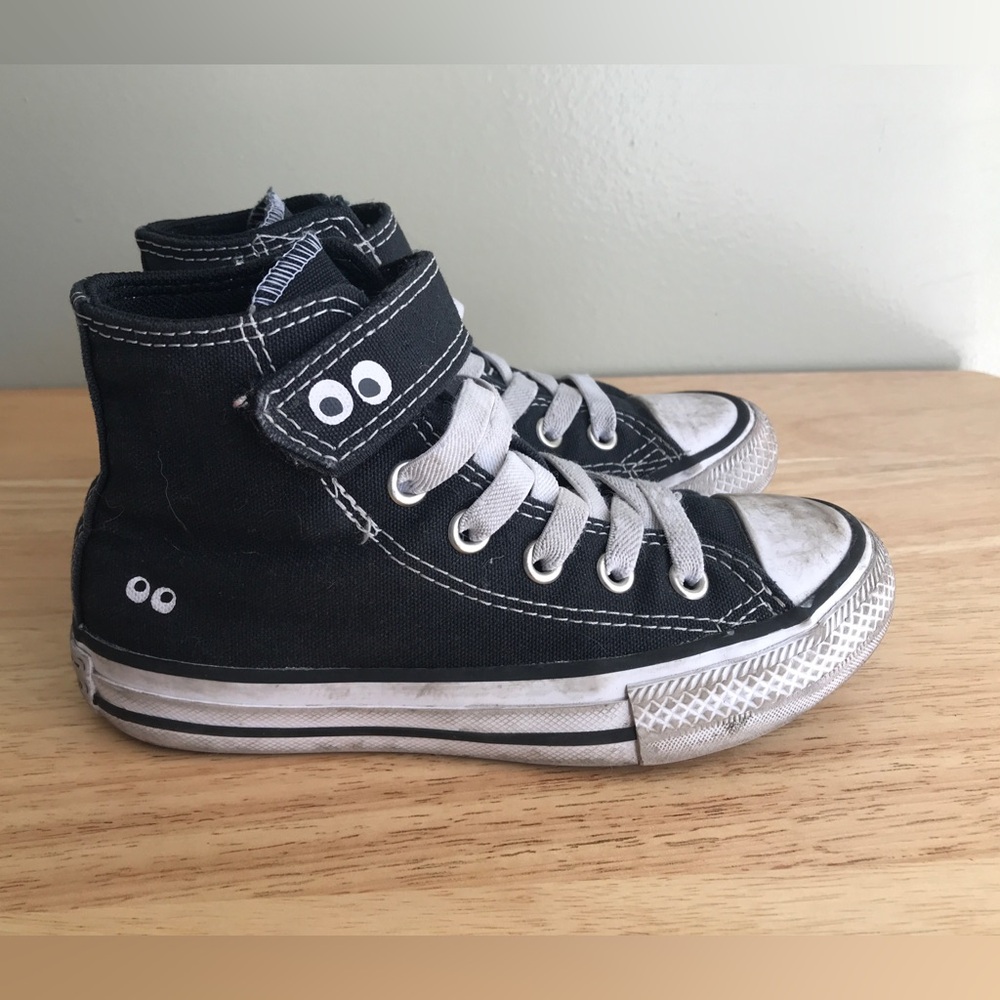Converse Kids Chunck Taylor All Star Eyes Easy-On Hi Size: US 11 EUR 28 CM 17